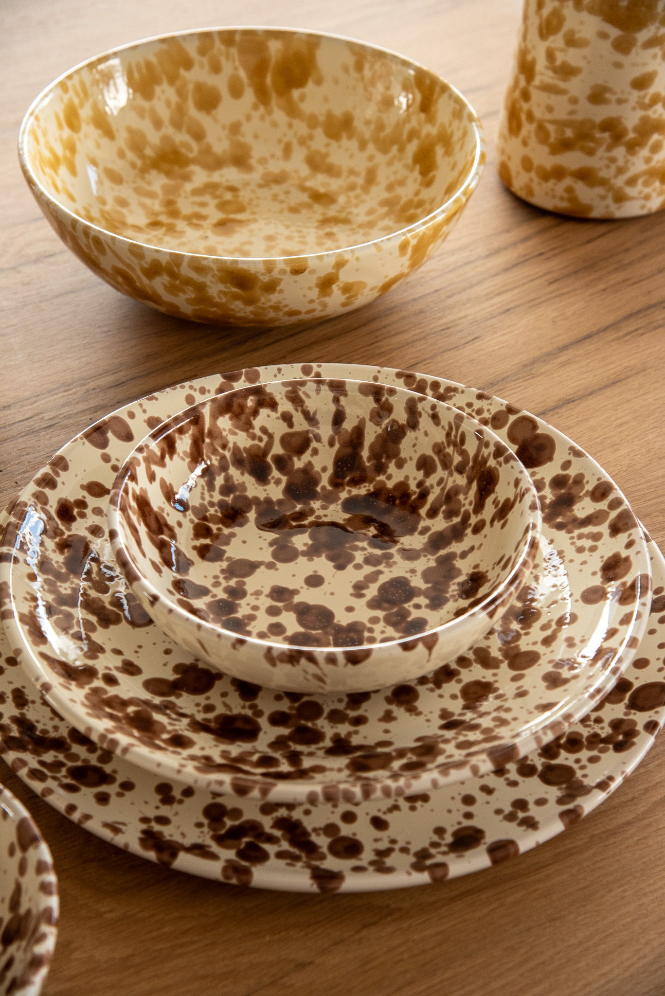 Salad Bowl Smarmoriati Brown 26 cm