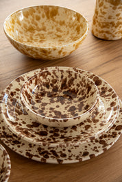 Salad Bowl Smarmoriati Brown 26 cm